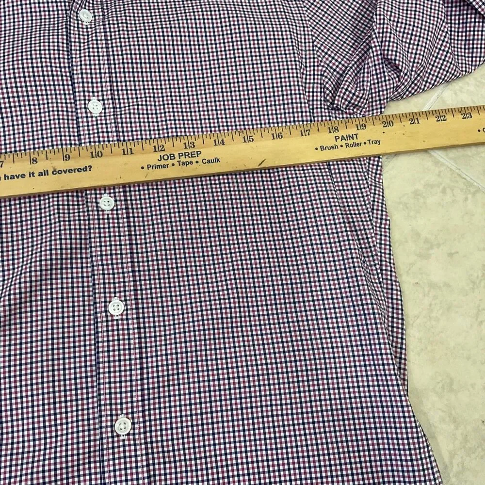 Thomas Mason for J.Crew Ludlow Men’s Dress Shirt micro Check Size S Small